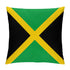 Jamaica Flag Throw Pillow - CaribeHeart Jamaica